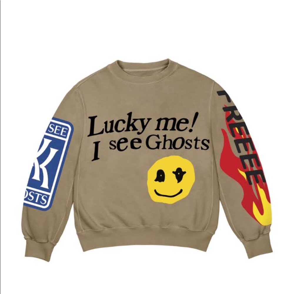 Lucky me I see ghosts crewneck sweatshirt